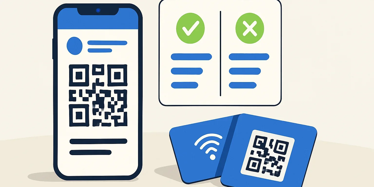 Ücretsiz ve ücretli dijital kartvizit paketleri ile PVC ve metal NFC kart seçeneklerinin karşılaştırması
