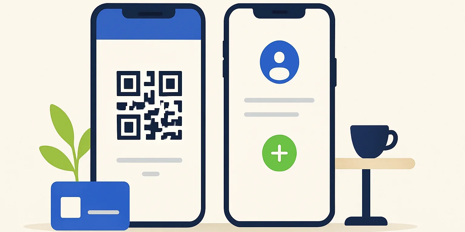 iPhone ve Android telefonlarda dijital kartvizitteki iletişim bilgilerini rehbere kaydetme adımları