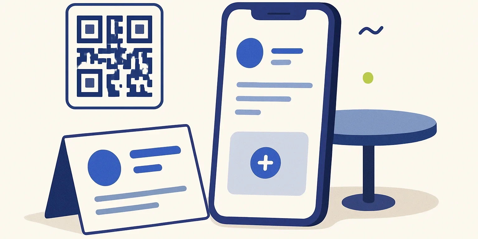 Basılı kartvizitteki iletişim bilgilerini telefon kamerasıyla tarayarak kişi kaydına aktaran kullanıcı